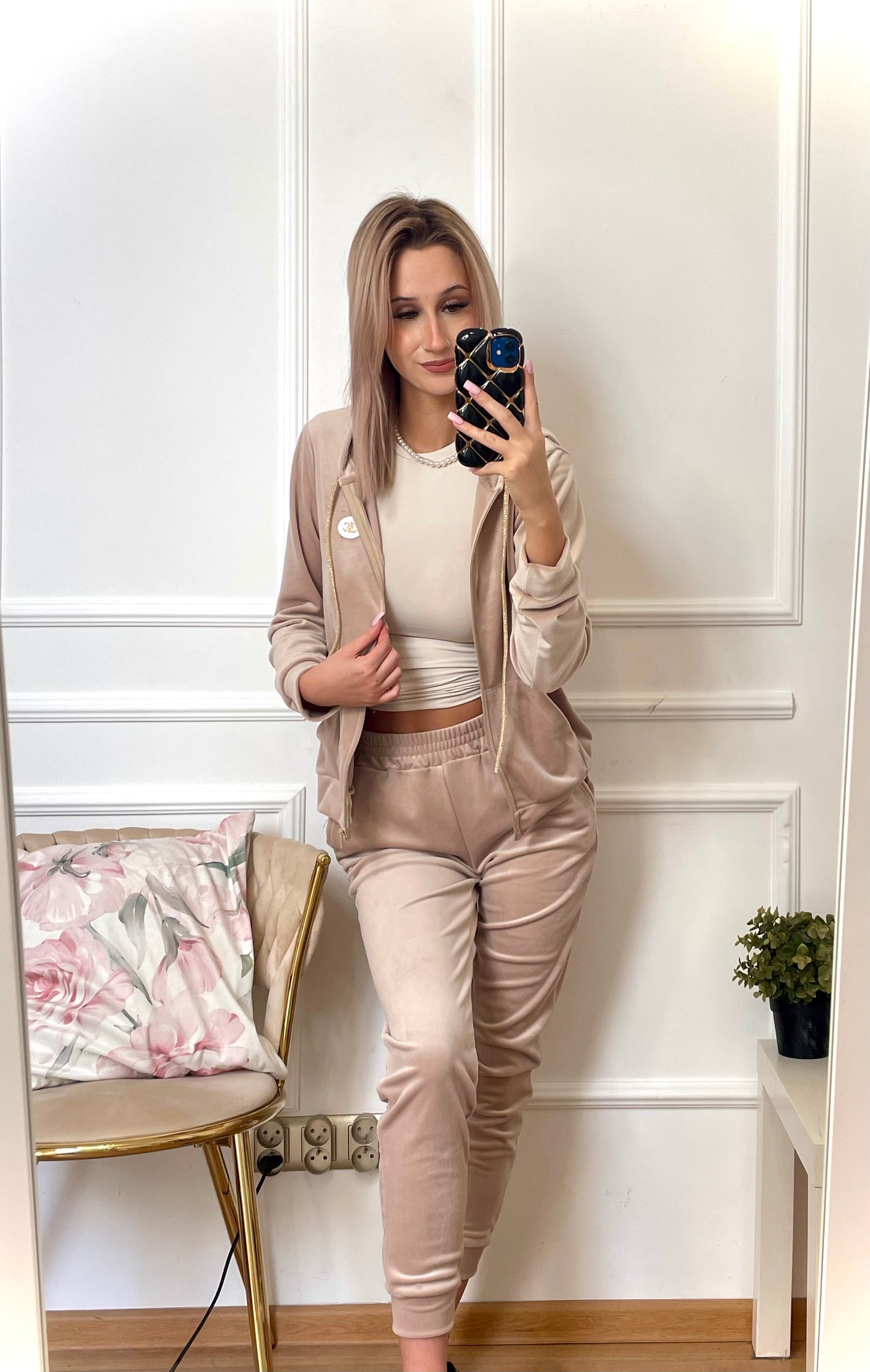Dres welurowy Elka