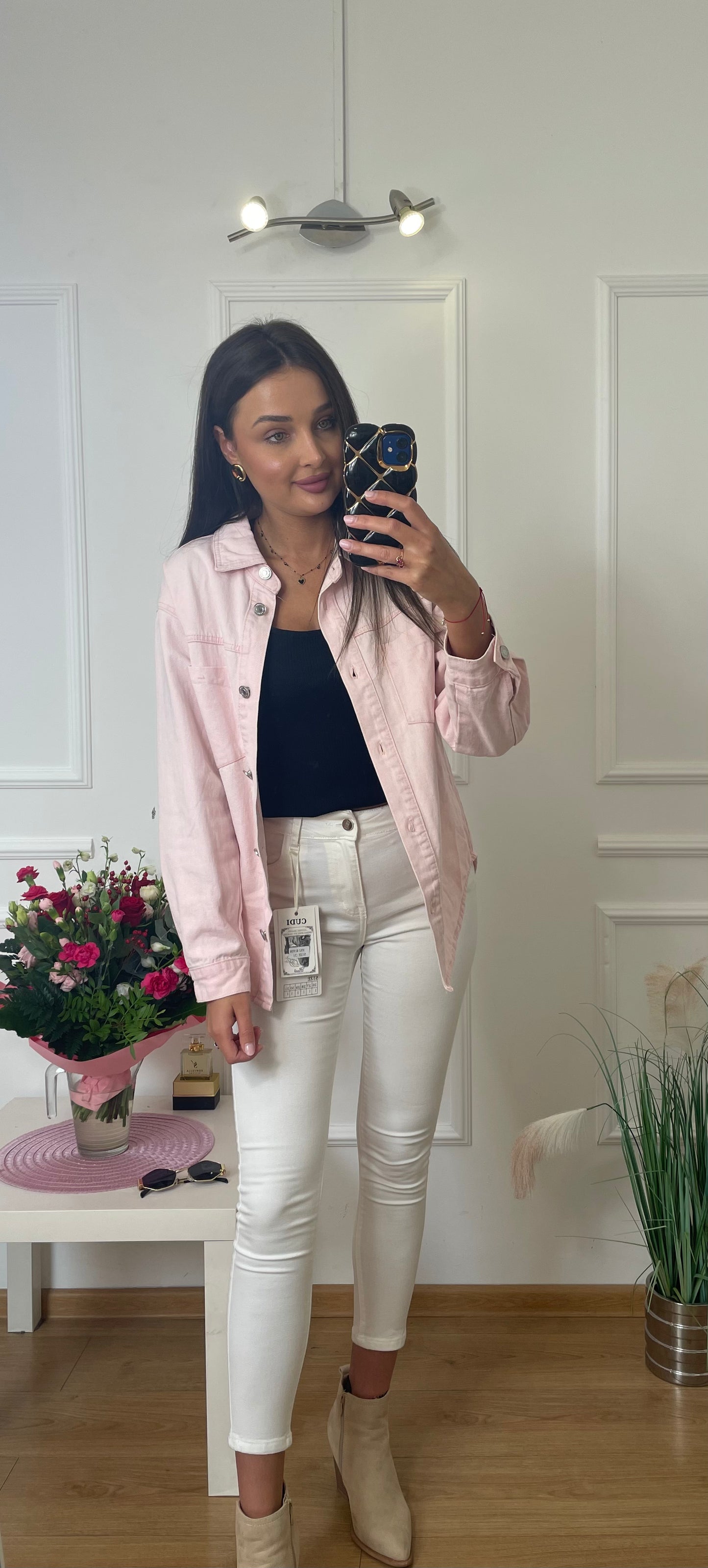 Pudrowa katana Pink