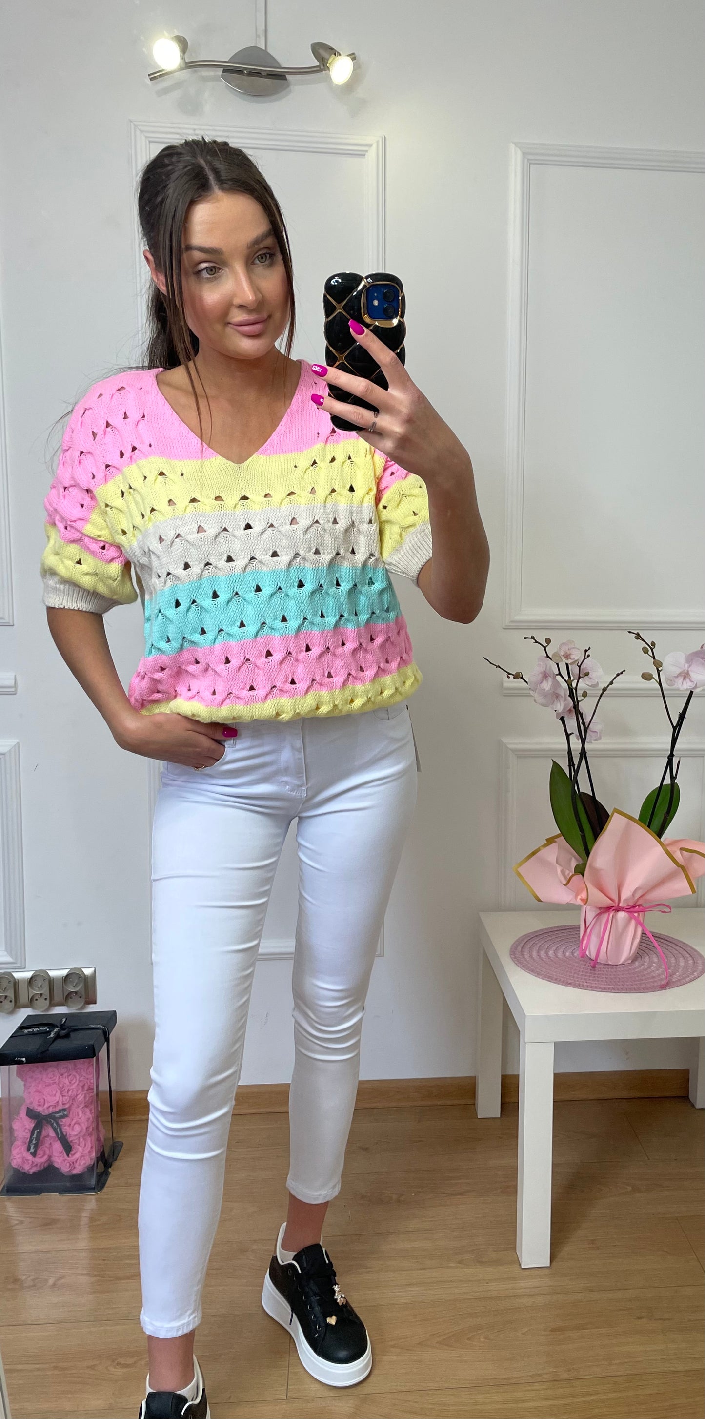Sweter multikolor Lea